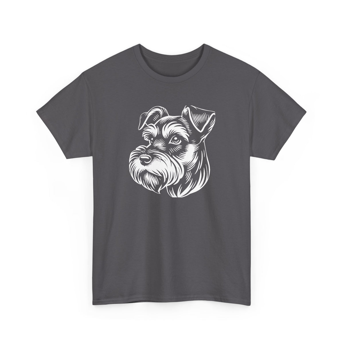 Schnauzer Portrait Tee — Personalize Dog Lover T-Shirt