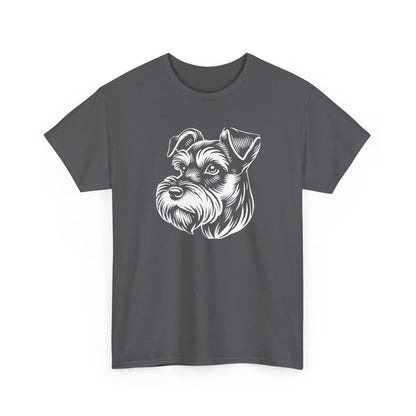 Schnauzer Portrait Tee — Personalize Dog Lover T-Shirt
