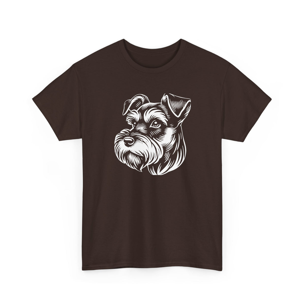 Schnauzer Portrait Tee — Personalize Dog Lover T-Shirt