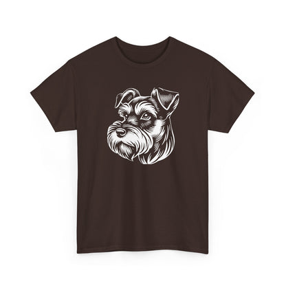 Schnauzer Portrait Tee — Personalize Dog Lover T-Shirt