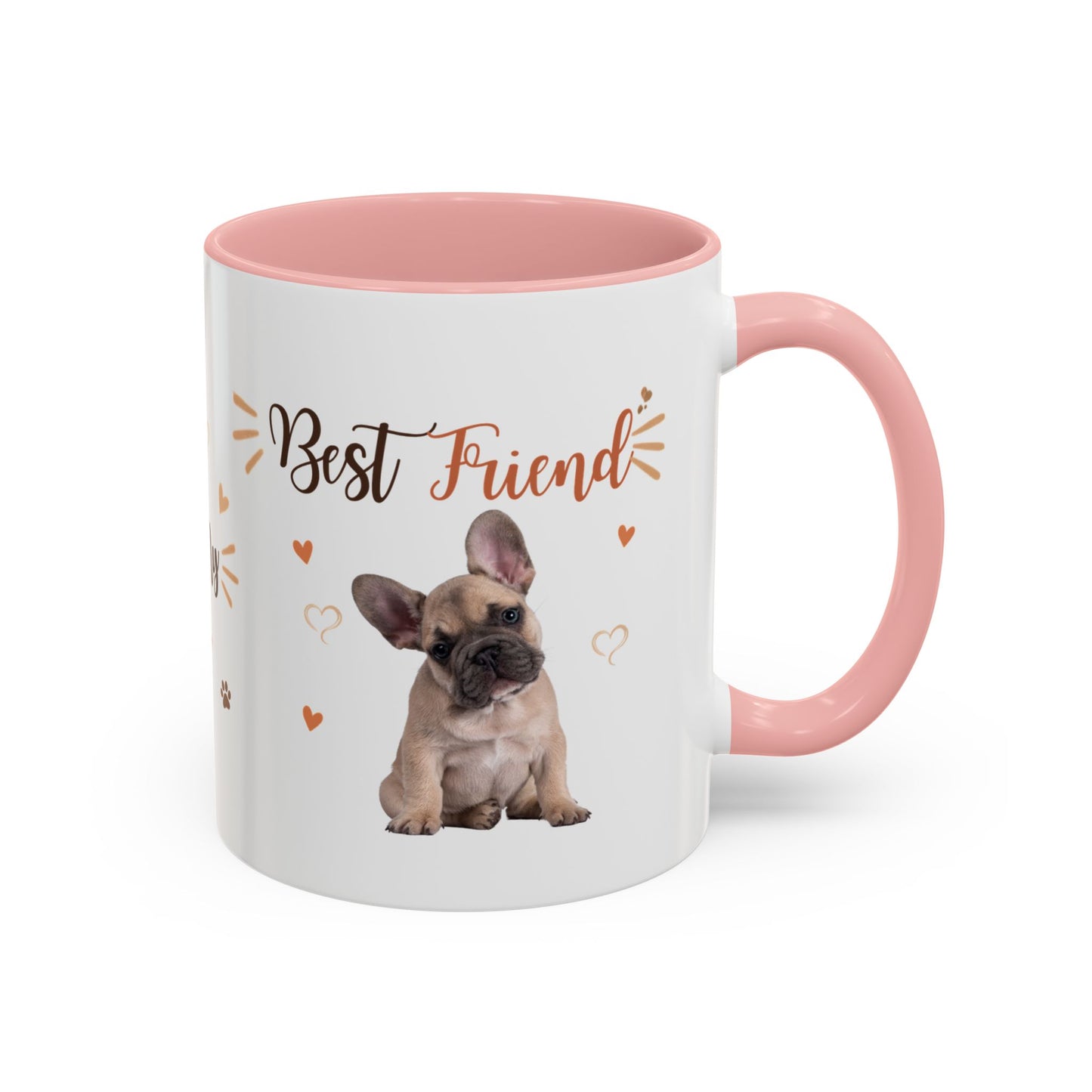 Best Friend French Bulldog Accent Coffee Mug — Cute Pet Lover Gift (11/15oz)