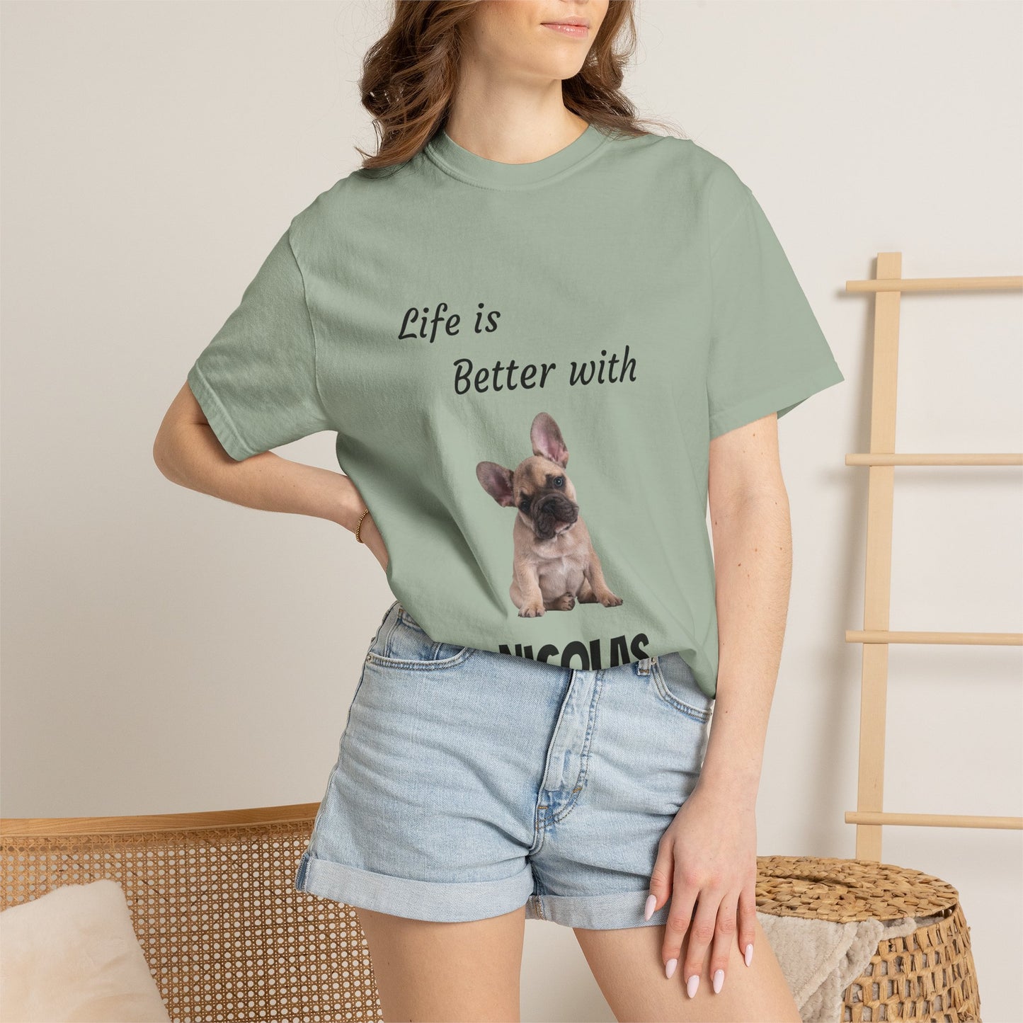 Custom Pet Portrait T-Shirt — Personalized Pet Photo Tee