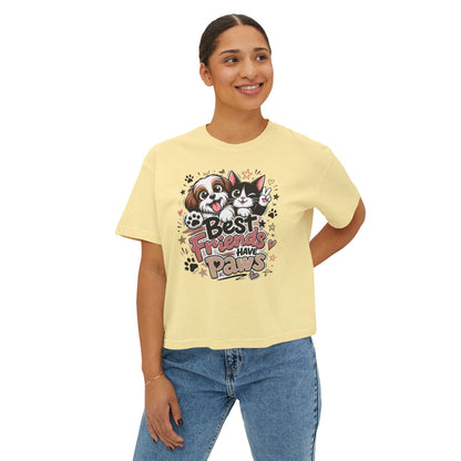 Pet Best Fiend T-Shirt — Women's Boxy Tee