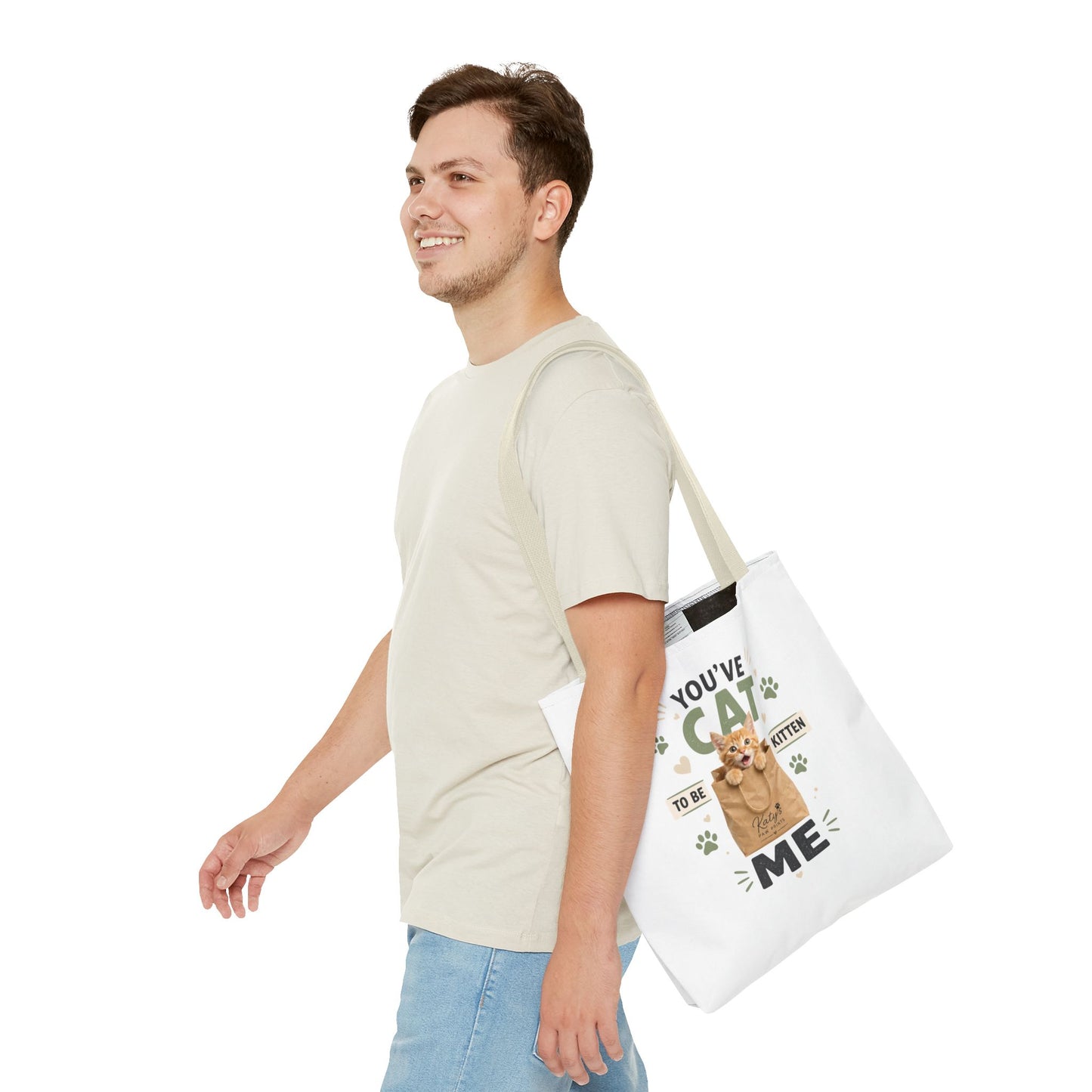 You've Cat to Be Kitten Me Tote Bag — Cute Cat Lover Grocery & Gift Tote