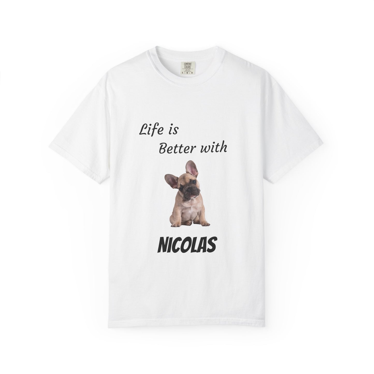 Custom Pet Portrait T-Shirt — Personalized Pet Photo Tee