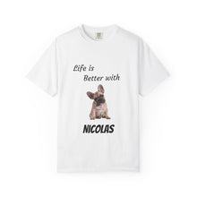Custom Pet Portrait T-Shirt — Personalized Pet Photo Tee