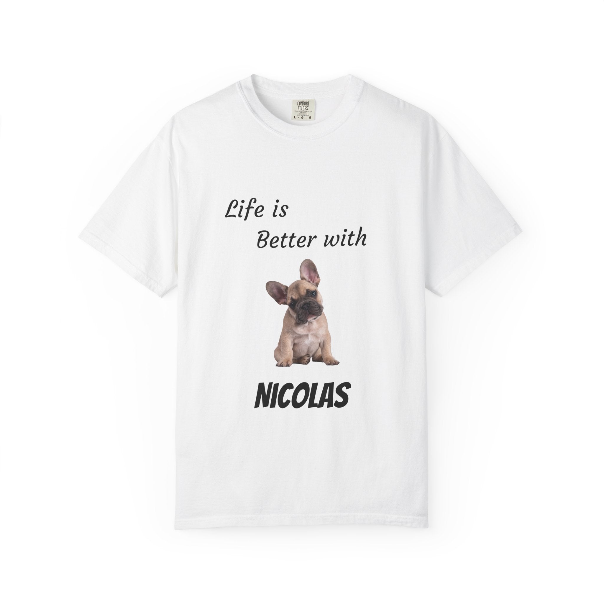 Custom Pet Portrait T-Shirt — Personalized Pet Photo Tee