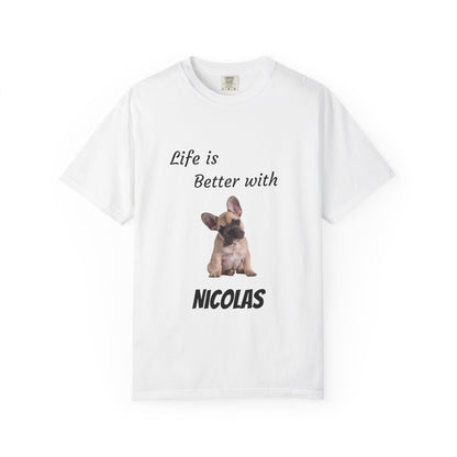 Custom Pet Portrait T-Shirt — Personalized Pet Photo Tee
