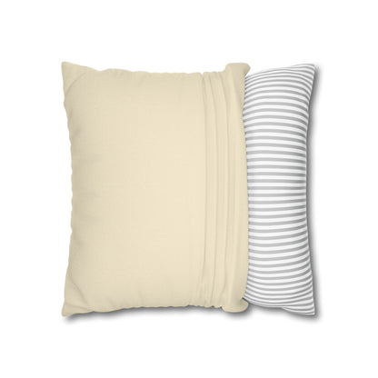 Floral Tabby Cat & Butterfly Decorative Pillowcase