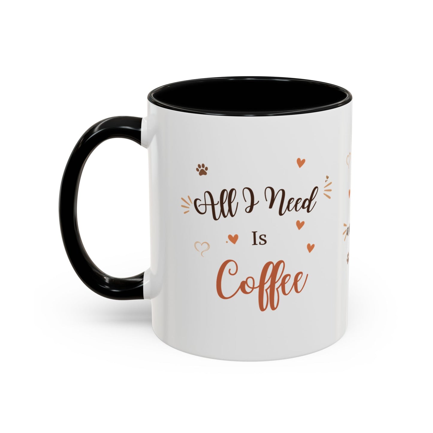French Bulldog Coffee Mug – "Best Friend and My Love" Accent Ceramic Mug (11/15oz)