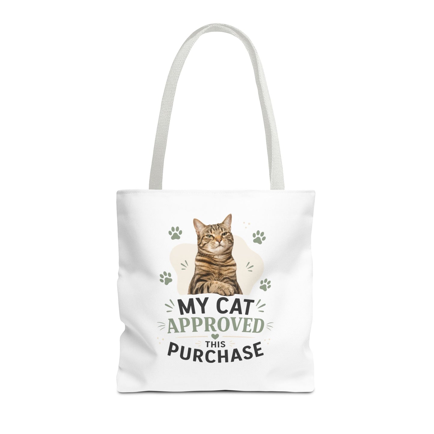 Cat-Approved Tote Bag – "My Cat Approved This Purchase" Cute Cat Shopper Tote