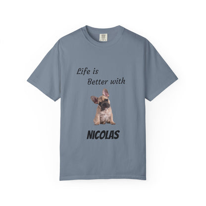 Custom Pet Portrait T-Shirt — Personalized Pet Photo Tee