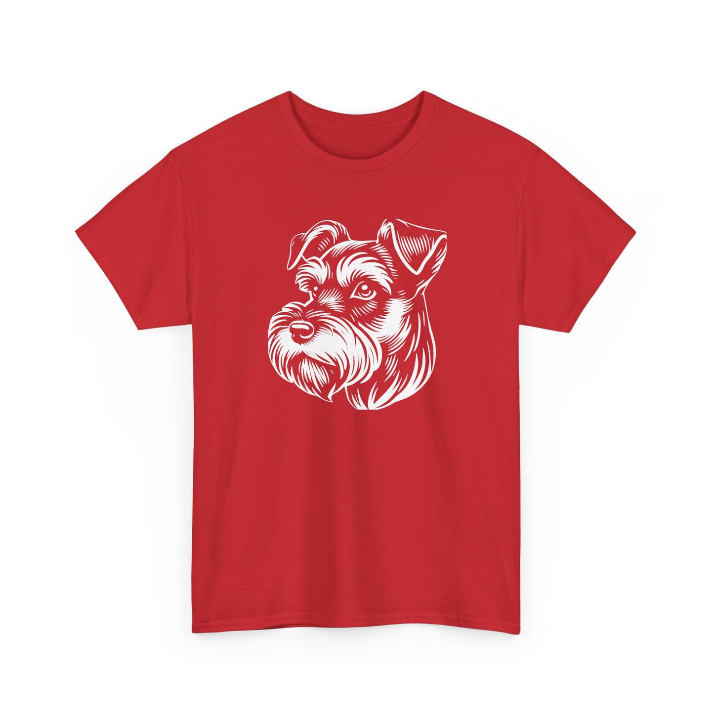 Schnauzer Portrait Tee — Personalize Dog Lover T-Shirt