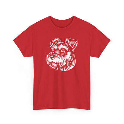 Schnauzer Portrait Tee — Personalize Dog Lover T-Shirt