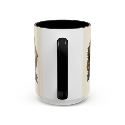 Sheriff Dog Coffee Mug — Vintage Badge Accent Mug for Dog Lovers