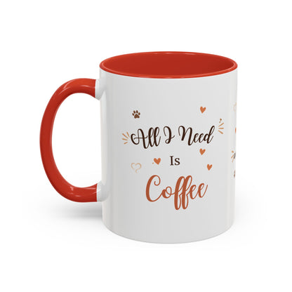 French Bulldog Coffee Mug – "Best Friend and My Love" Accent Ceramic Mug (11/15oz)