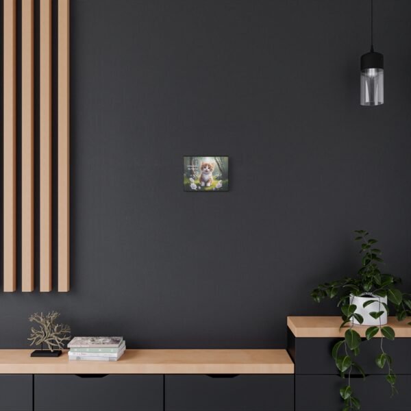 Canvas Print - Little Paws, Big Hearts Baby Cat in Forest - Image 4