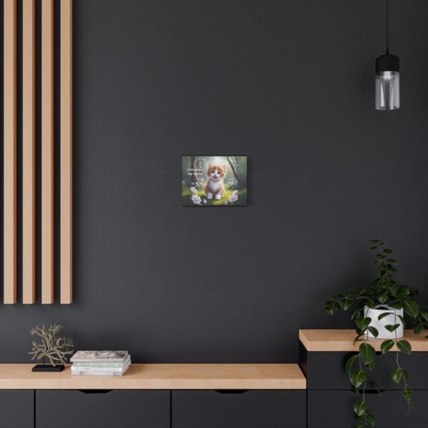 Canvas Print - Little Paws, Big Hearts Baby Cat in Forest - Image 12