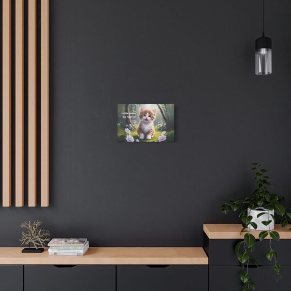 Canvas Print - Little Paws, Big Hearts Baby Cat in Forest - Image 20