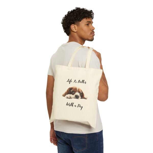 Life Is Better With a Dog Tote Bag - Image 4
