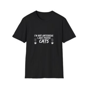 Pawsitively Hilarious Cat Lover Tee – Unisex Softstyle Comfort