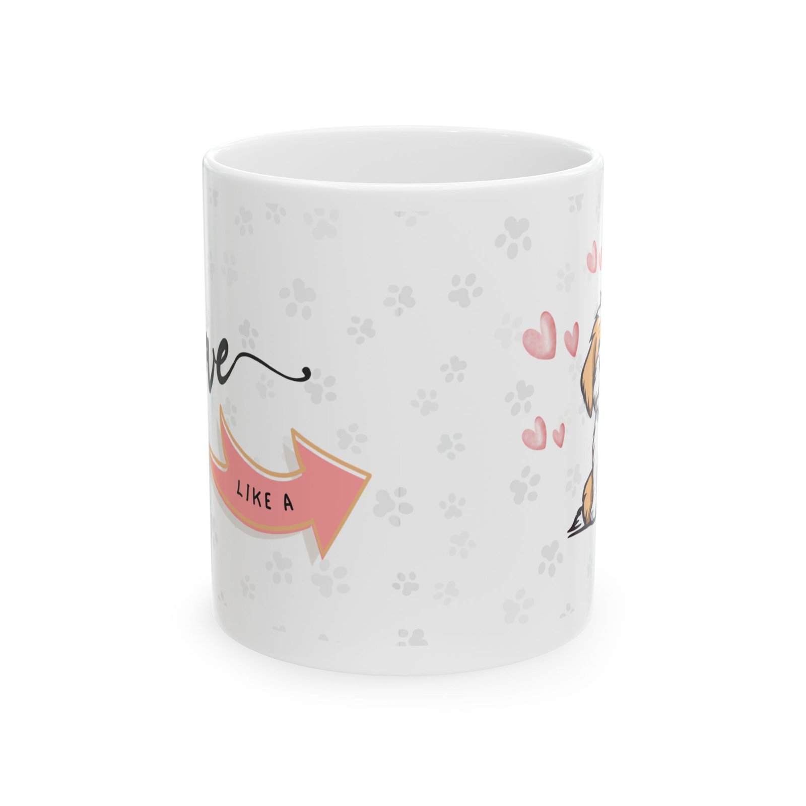 Dog Lover's Inspirational Ceramic Mug - Image 2