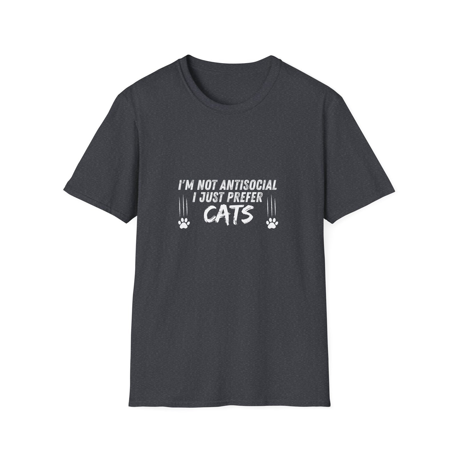 Pawsitively Hilarious Cat Lover Tee – Unisex Softstyle Comfort - Image 21